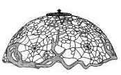 Cobweb & Apple Blossom (18 in.) Lamp Kit 683 pieces link