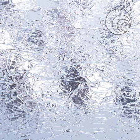 Clear Krinkle 24 x 48 in. 3 mm Fusible 96 coe link