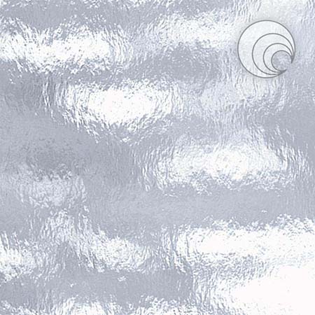 Clear Rough Rolled 24 x 48 in. 3 mm Fusible 96 coe link