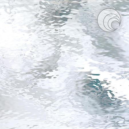 Clear Waterglass 24 x 48 in. 3 mm Fusible 96 coe  - Studio Seconds link
