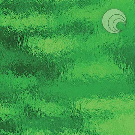 Light Green Rough Rolled Transparent Fusible 96 coe link