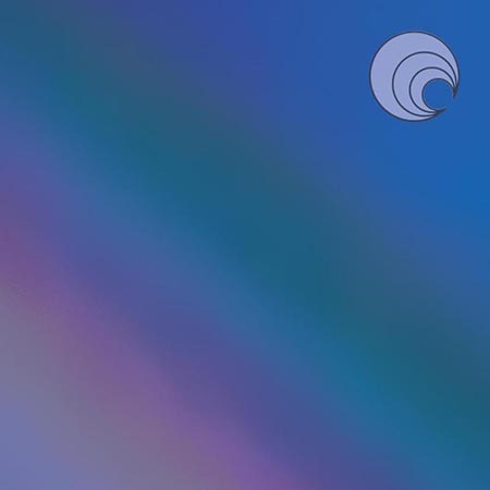 Dark Blue Transparent Iridized Fusible 96 coe link