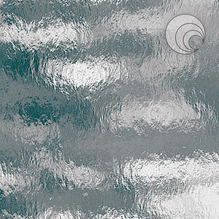 Pale Gray Rough Rolled Transparent Fusible 96 coe link