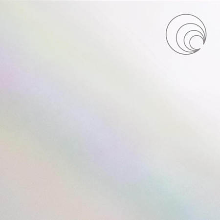 White Opal Iridized Fusible 96 coe link