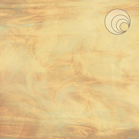 Pale Amber/ White Fusible 96 coe link
