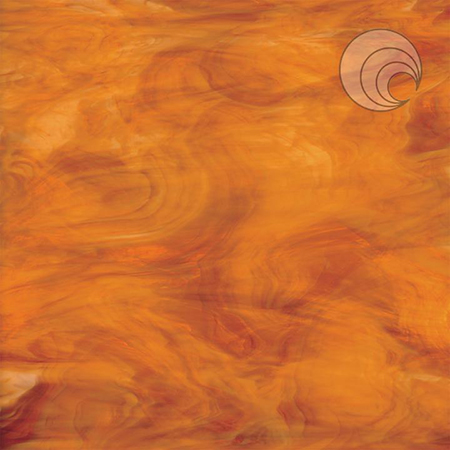 Medium Amber/ White Fusible 96 coe link