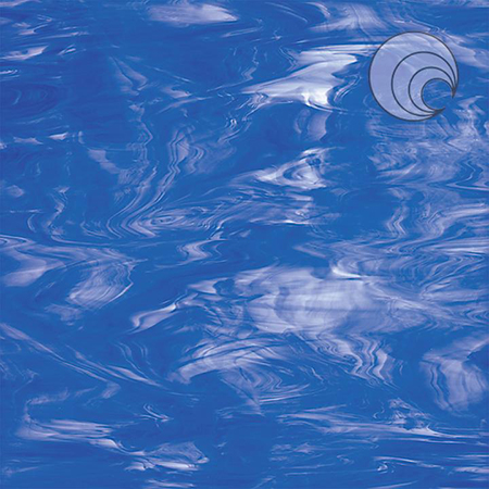 Dark Blue/ White Fusible 96 coe link