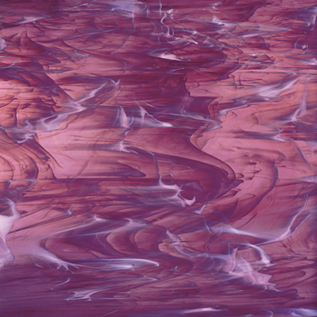 Light Purple/ White Wispy Fusible 96 coe link