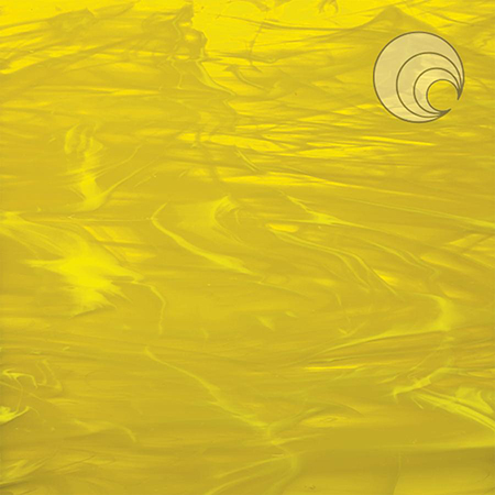 Yellow/ White Wispy Fusible 96 coe link