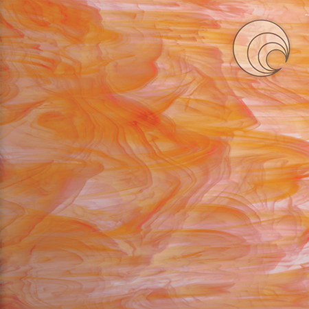 White/ Orange Fusible 96 coe link