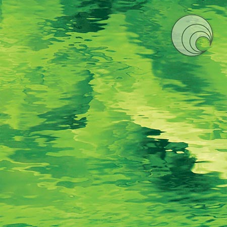 Moss Green Waterglass Transparent Fusible 96 coe link
