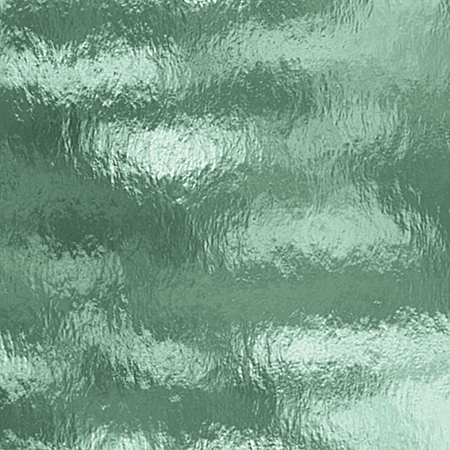 Sea Green Rough Rolled Transparent Fusible 96 coe link