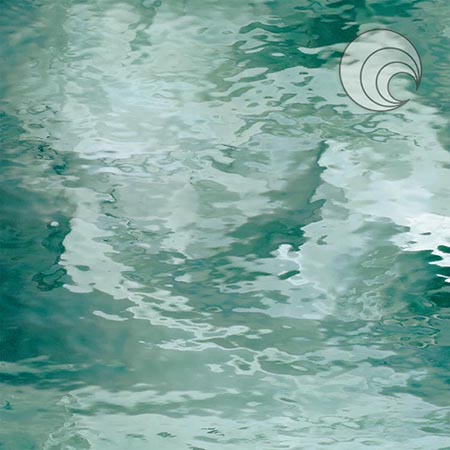 Sea Green Waterglass Transparent Fusible 96 coe photo