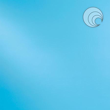 Sky Blue Transparent Fusible 96 coe link