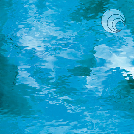 Blue Topaz Waterglass Transparent Fusible 96 coe link