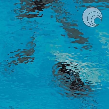 Deep Aqua Waterglass Transparent Fusible 96 coe link