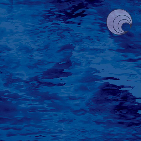 Navy Blue Waterglass Transparent Fusible 96 coe link