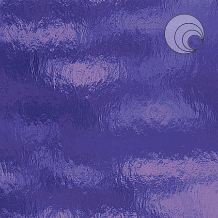 Grape Rough Rolled Transparent Fusible 96 coe link