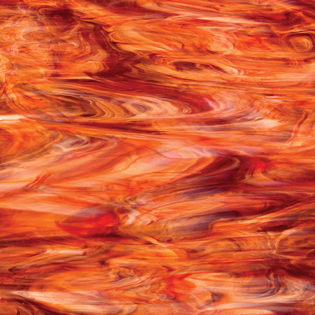 Autumn Flame (Reds, Pearl Opal) Fusible 96 coe link