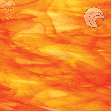 Inferno (Orange/ Yellow/ Clear/ White) Fusible 96 coe link