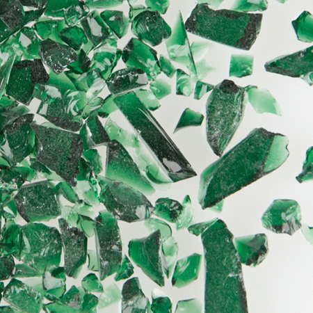 Dark Green Transparent Coarse Frit 96 COE (8.5 oz. jar) link