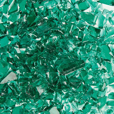 Teal Green Transparent Coarse Frit 96 COE (8.5 oz. jar) link