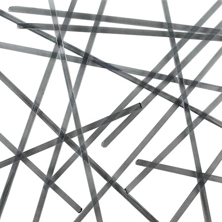 Pale Gray Transparent Noodle Fusible 96 COE link
