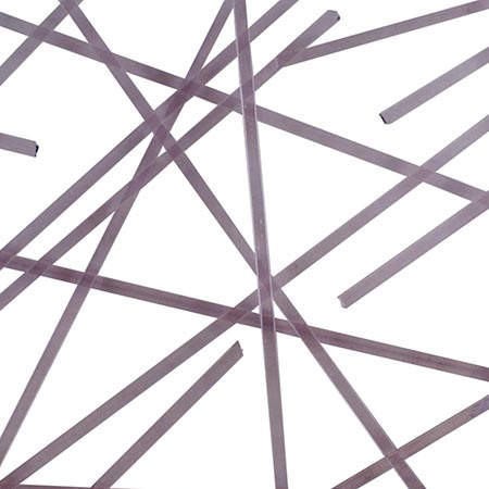 Pale Purple Semi-Opal Noodle Fusible 96 COE link
