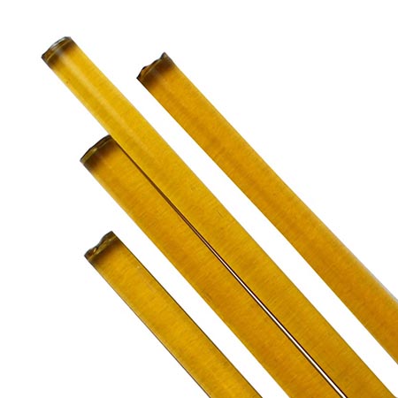 Pale Amber Transparent Rod Fusible 96 COE link