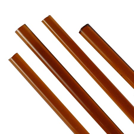 Medium Amber Transparent Rod Fusible 96 COE link
