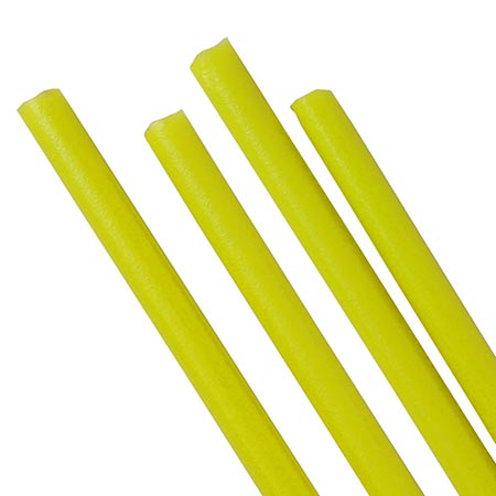 Yellow Semi-Opal Rod Fusible 96 COE link