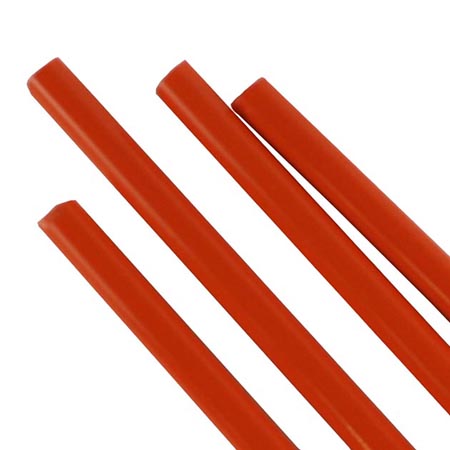 Orange Semi-Opal Rod Fusible 96 COE link