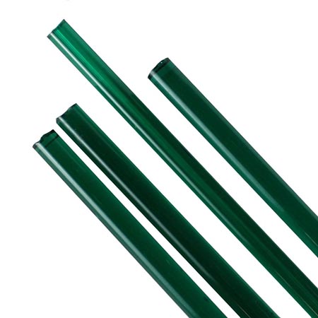 Teal Green Transparent Rod Fusible 96 COE link