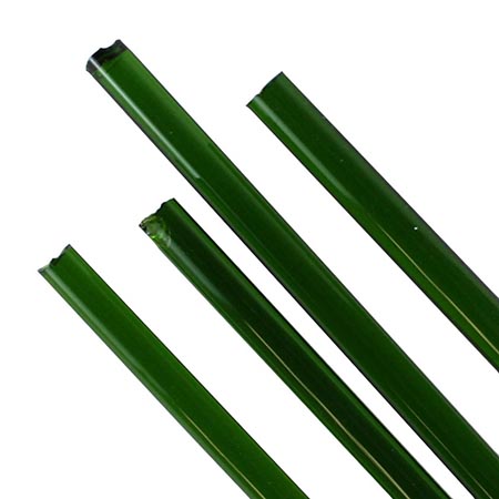 Moss Green Transparent Rod Fusible 96 COE link