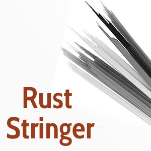 Rust Semi-Opal Stringer Fusible 96 COE link