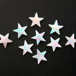 Opals - Star - 4mm - White link