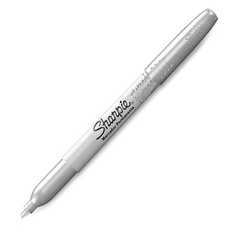Sharpie Metallic Silver Marker Pen (Fine point) link