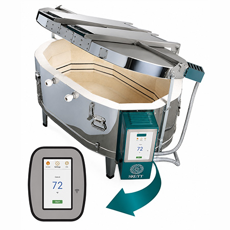41L x 24W x 13 Kiln with Touchscreen Controller, Window, and Lid Lifter link