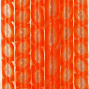 Orange Twisted 90 COE Cane - approx. 9 in. link