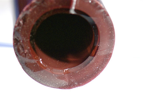 Dark Red Elvis Tube 33 COE (sold per pound, 1/4 pound minimum) link