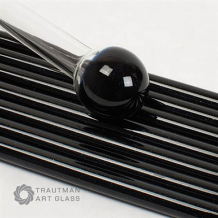 Experimental Black Sparkle Rod 33 COE (1/4 lb. minimum order) link