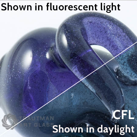 Experimental Blue Stardust (CFL) Rod 33 COE (1/4 lb. minimum order) link