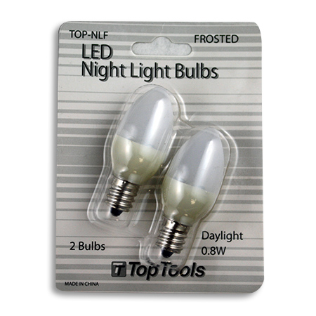 Frosted LED Night Light Bulbs - .8 Watt link