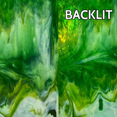 Emerald/ Spring Green/ Light Green Granite Uroboros by Youghiogheny link