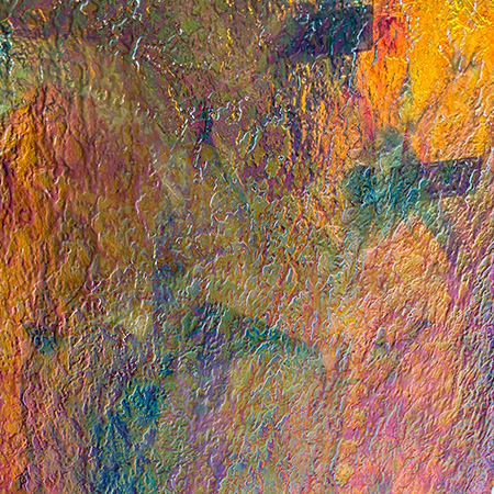 Blue/ Yellow/ Red/ Orange/ Pink Granite Iridescent Uroboros by Youghiogheny Blue/ Yellow/ Red/ Orange/ Pink Granite Iridescent Uroboros by Youghiogheny photo