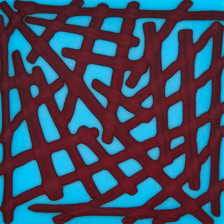 Red Reactive Transparent Noodle Fusible 96 COE link