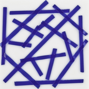 Dark Blue Transparent Noodle Fusible 96 COE link
