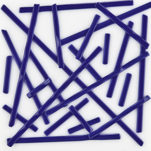 Cobalt Blue Opal Noodle Fusible 96 COE link