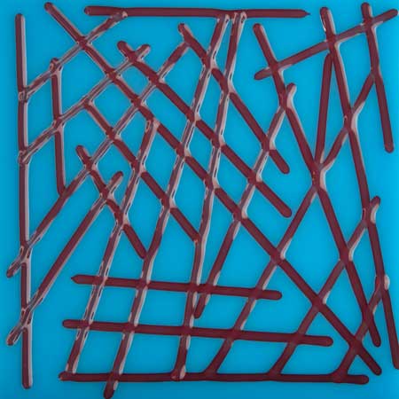 Red Reactive Transparent Stringer Fusible 96 COE link
