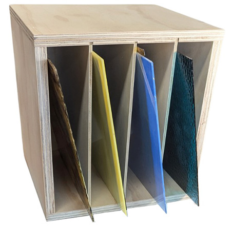 Small Stained Glass Storage Cabinet (13 x 13 3/4 x 11 in.) link